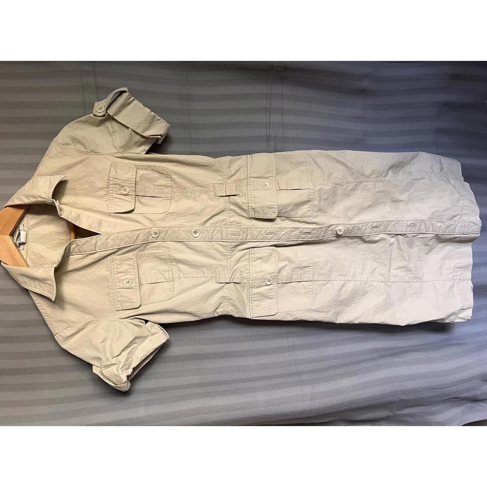 Banana Republic Classic Khaki Shirt Dress - Size 0